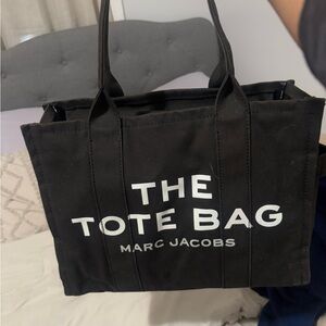 Large Marc Jacob Tote Bag - Black ( THE CANVAS
LARGE TOTE BAG) , Only $130